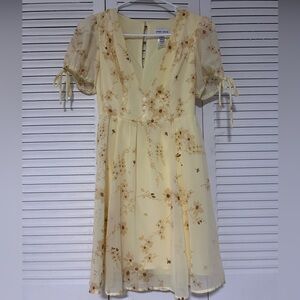 Yellow Floral Dress